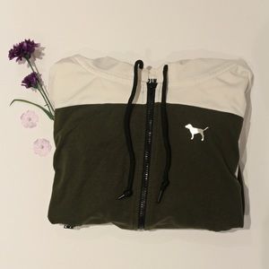 PINK Zip Up Hooded Jacket